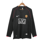 Camiseta de fútbol retro RONALDO #7 2007/08 Manchester United de visitante de manga larga