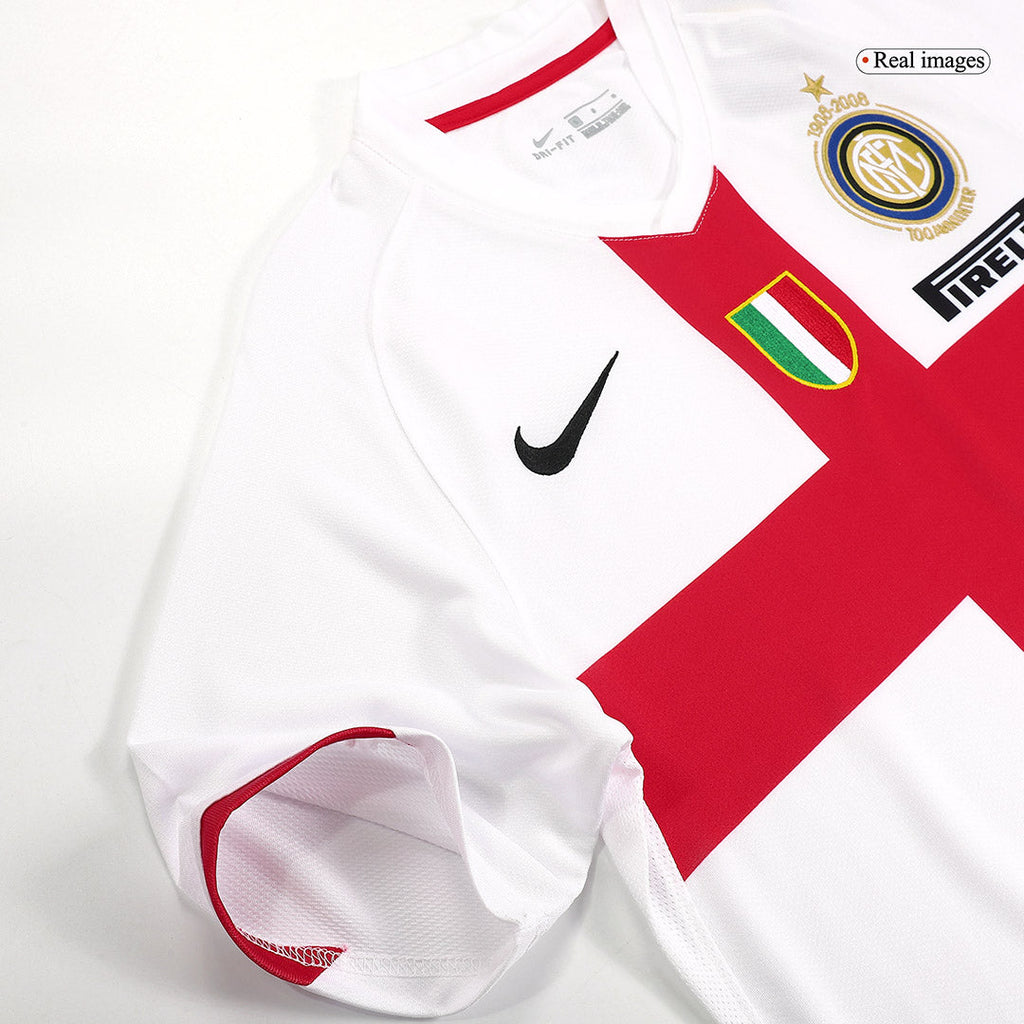 Camiseta de fútbol retro de visitante del Inter de Milán 2007/08