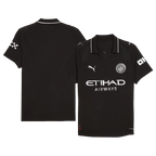 Soccer Kits Authentic Manchester City Away Soccer Jersey 2025/26 Black