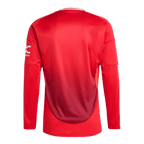 Maillot de football à manches longues Manchester United Domicile 2024/25