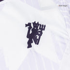 Maillot de football Manchester United extérieur à manches longues 2025/26 blanc