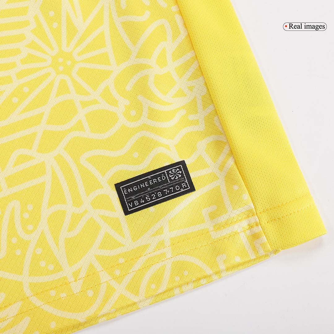 Kits de fútbol para niños: camiseta local de Brasil (camiseta, pantalones cortos y calcetines) para la Copa América 2024