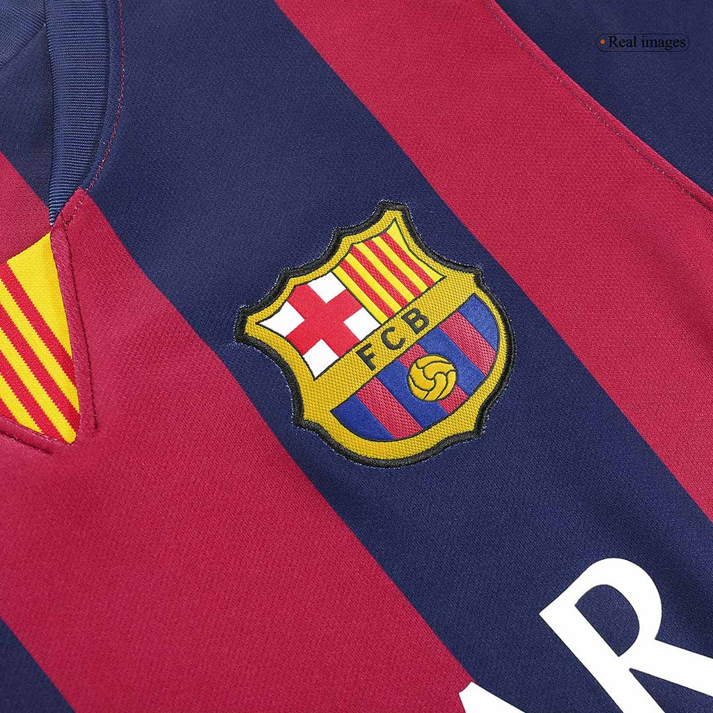Camiseta de fútbol retro del Barcelona 2014/15