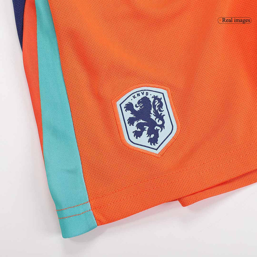 Kits de fútbol para niños: camiseta local de Holanda (camiseta y pantalón corto) para la Eurocopa 2024