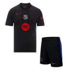 Soccer Kits Barcelona Away Soccer Jersey Kit(Jersey+Shorts) 2024/25  - Spotify Logo Without Text
