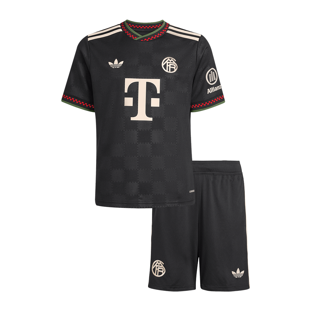 Maillot de football extérieur Bayern Munich 3e édition (maillot + short) 2025/26 pour enfant