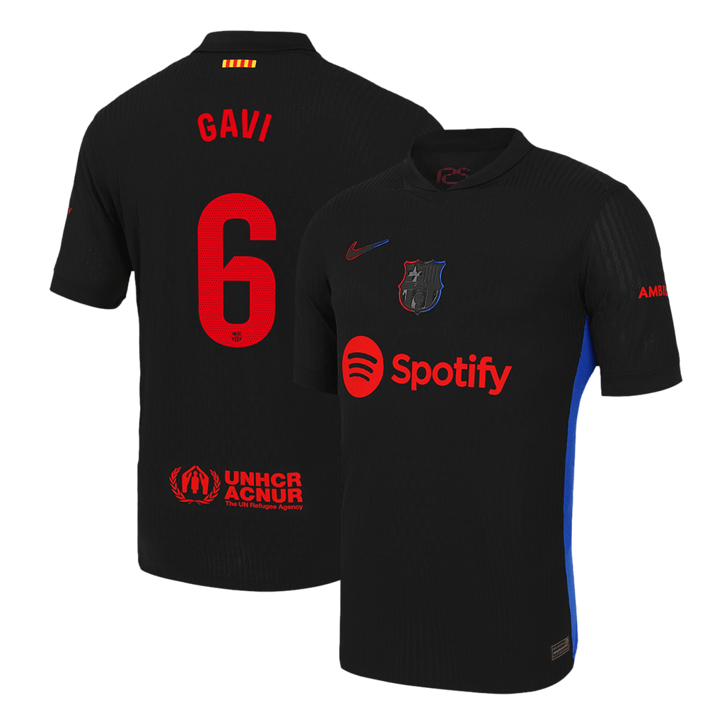 Soccer Kits Authentic GAVI #6 Barcelona Away Soccer Jersey 2024/25