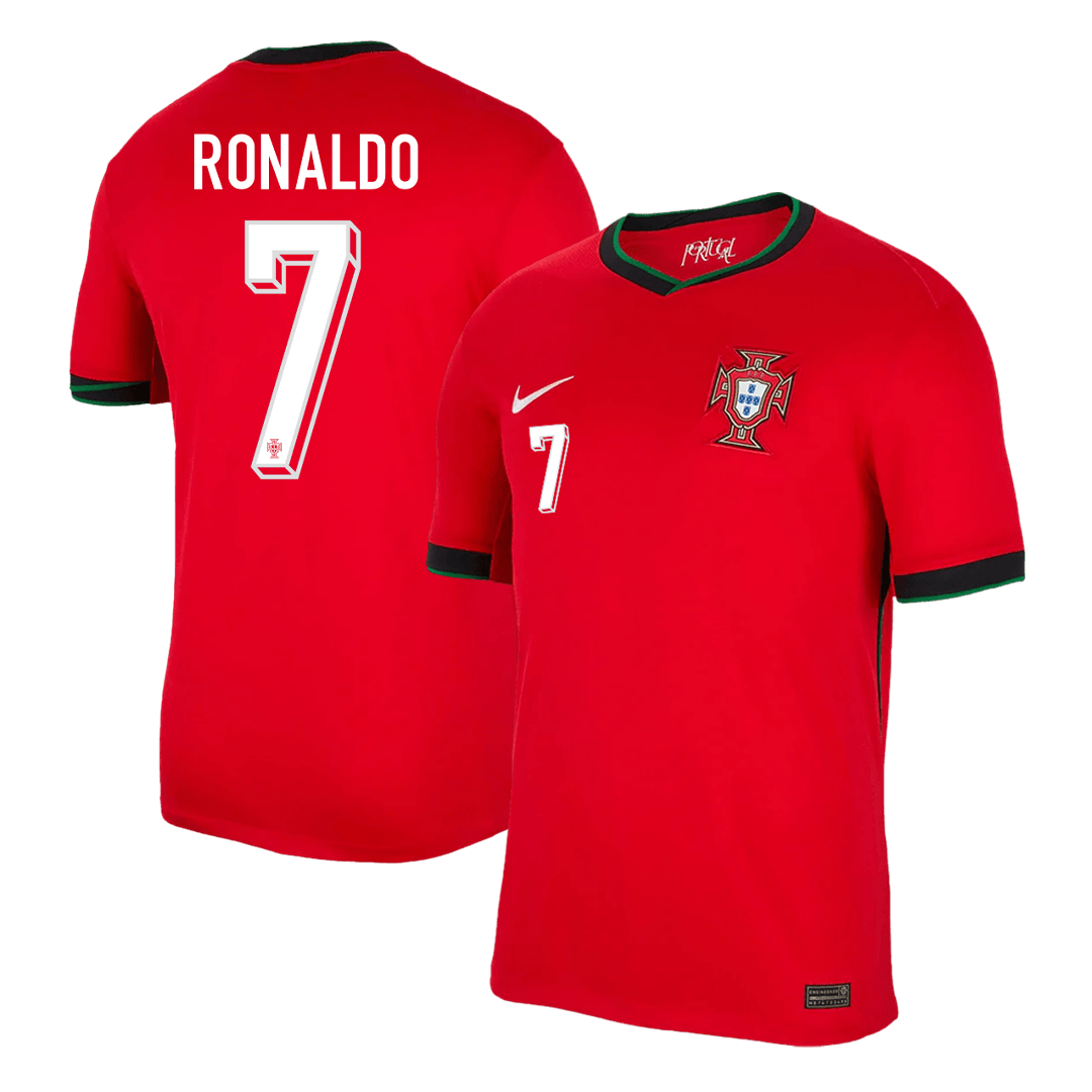 Kits de fútbol RONALDO #7 Portugal Camiseta de fútbol local Eurocopa 2024