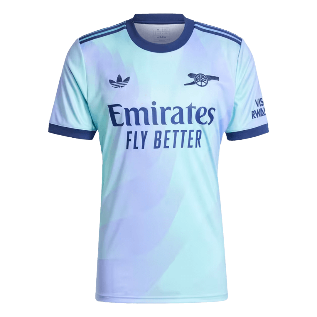 Camiseta de fútbol de visitante SAKA #7 del Arsenal 2024/25