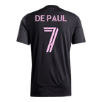Maillot de football extérieur DE PAUL #7 Inter Miami 2025 Noir et gris