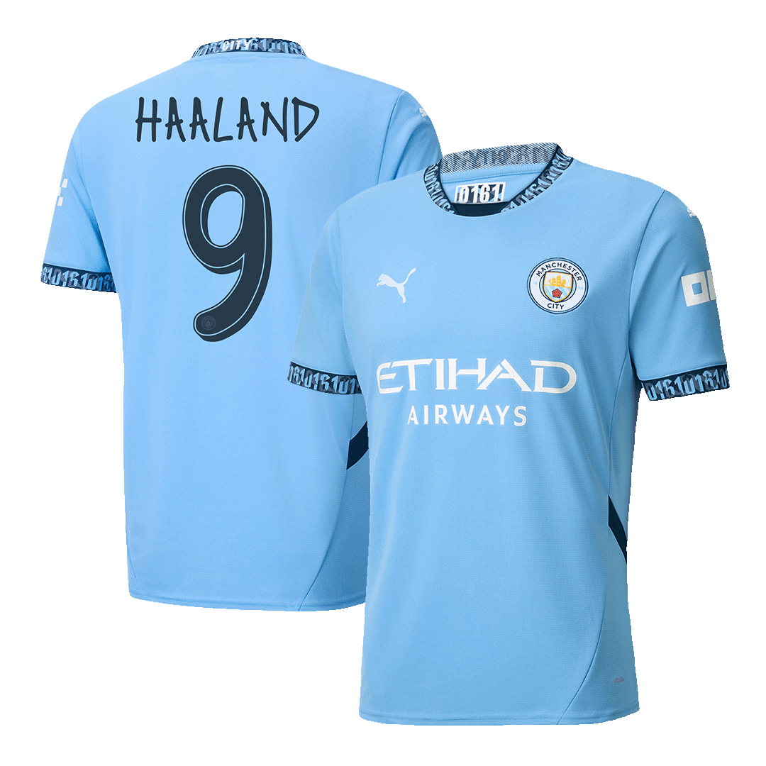 Maillot de football HAALAND #9 Manchester City Domicile 2024/25 - UCL