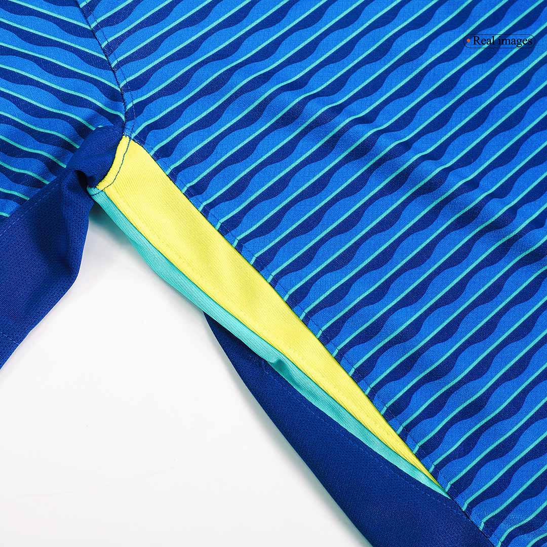 Kits de fútbol RODRYGO #10 Brasil Camiseta de fútbol de visitante Copa América 2024 