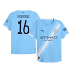 Soccer Kits Authentic RODRIGO #16 Manchester City Home Soccer Jersey 2025/26 Blue - Club World Cup