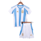 Maillot de football domicile Argentine pour enfant (maillot, short, chaussettes) Copa America 2024
