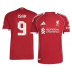 Maillot de football ISAK #9 authentique Liverpool Domicile 25/26 Rouge - UCL