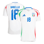 Soccer Kits BARELLA #18 Italy Away Soccer Jersey Euro 2024