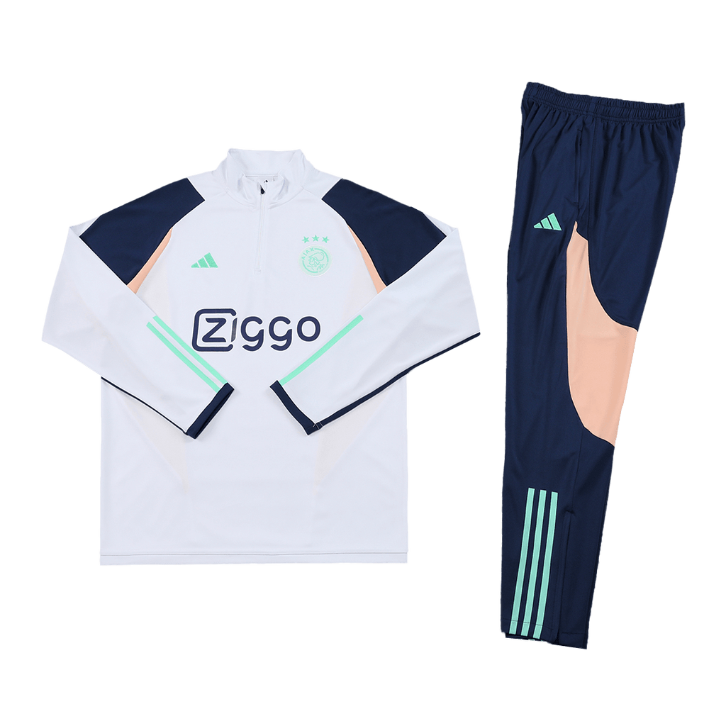 Soccer Kits Ajax Zipper Sweatshirt Kit(Top+Pants) 2023/24