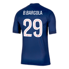 Soccer Kits B.BARCOLA #29 PSG Home Soccer Jersey 2025/26 Navy