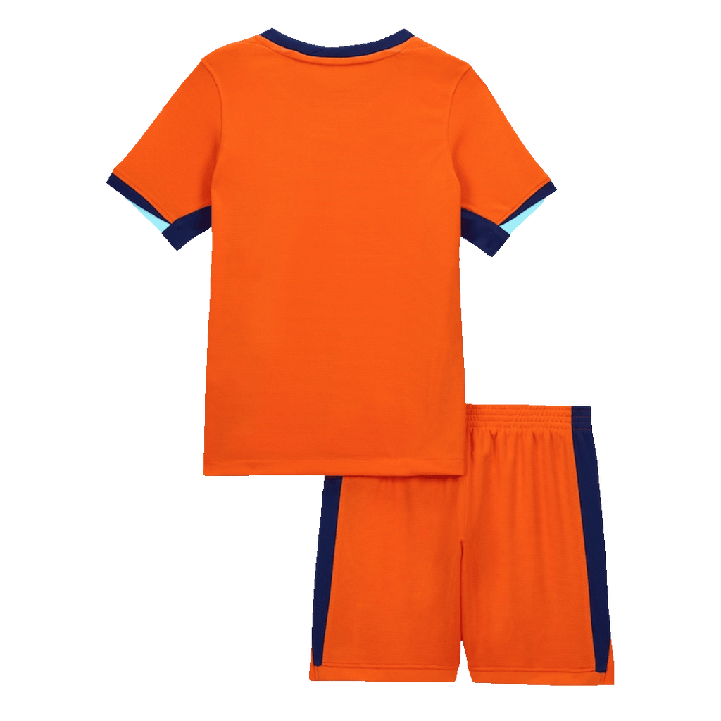Kits de fútbol para niños: camiseta local de Holanda (camiseta y pantalón corto) para la Eurocopa 2024