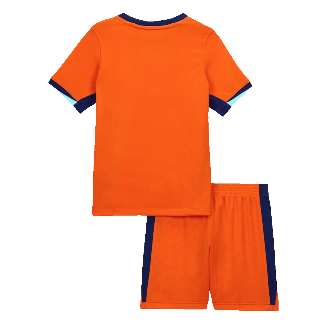 Kits de fútbol para niños: camiseta local de Holanda (camiseta y pantalón corto) para la Eurocopa 2024