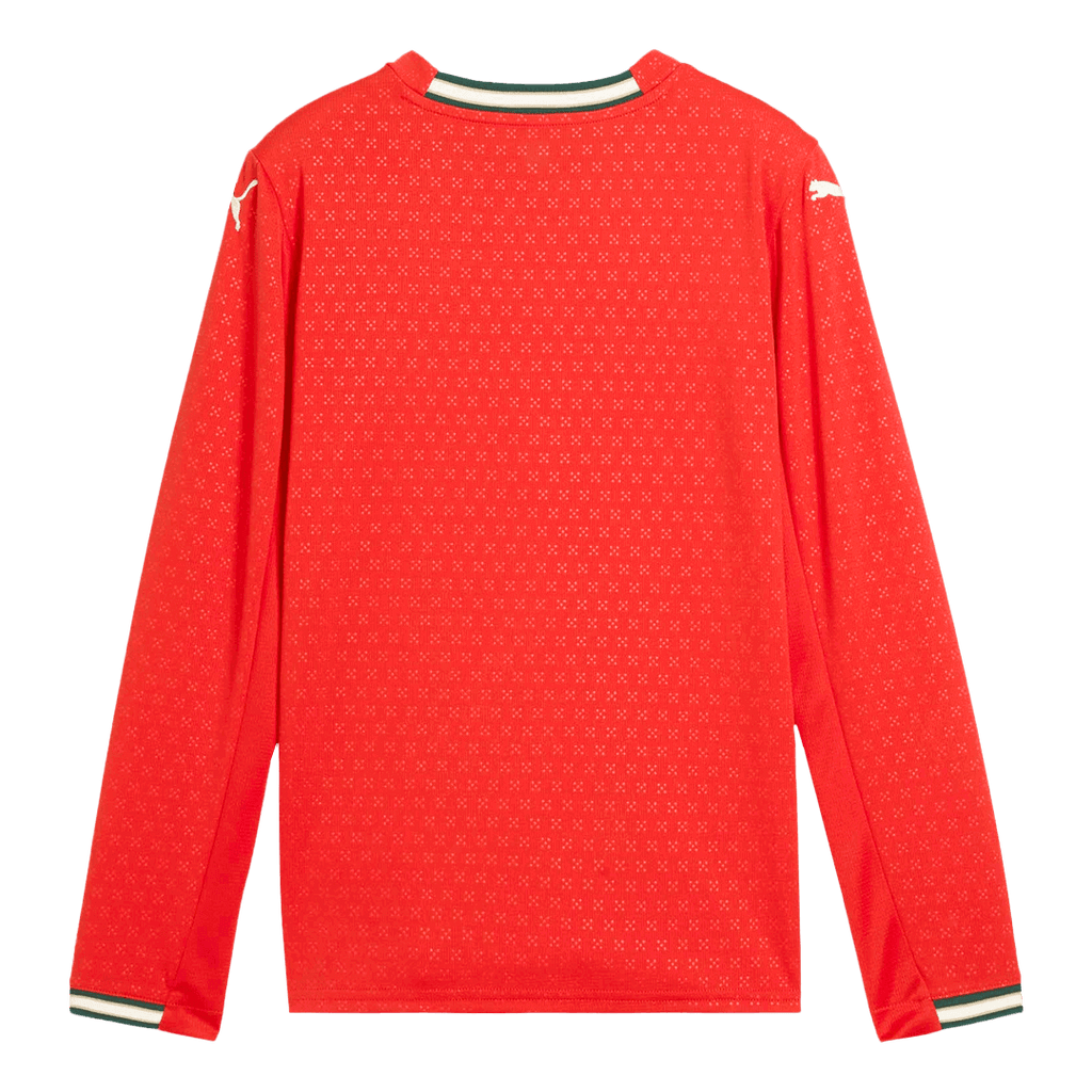 Camiseta de fútbol de manga larga de Portugal 2025 (rojo)