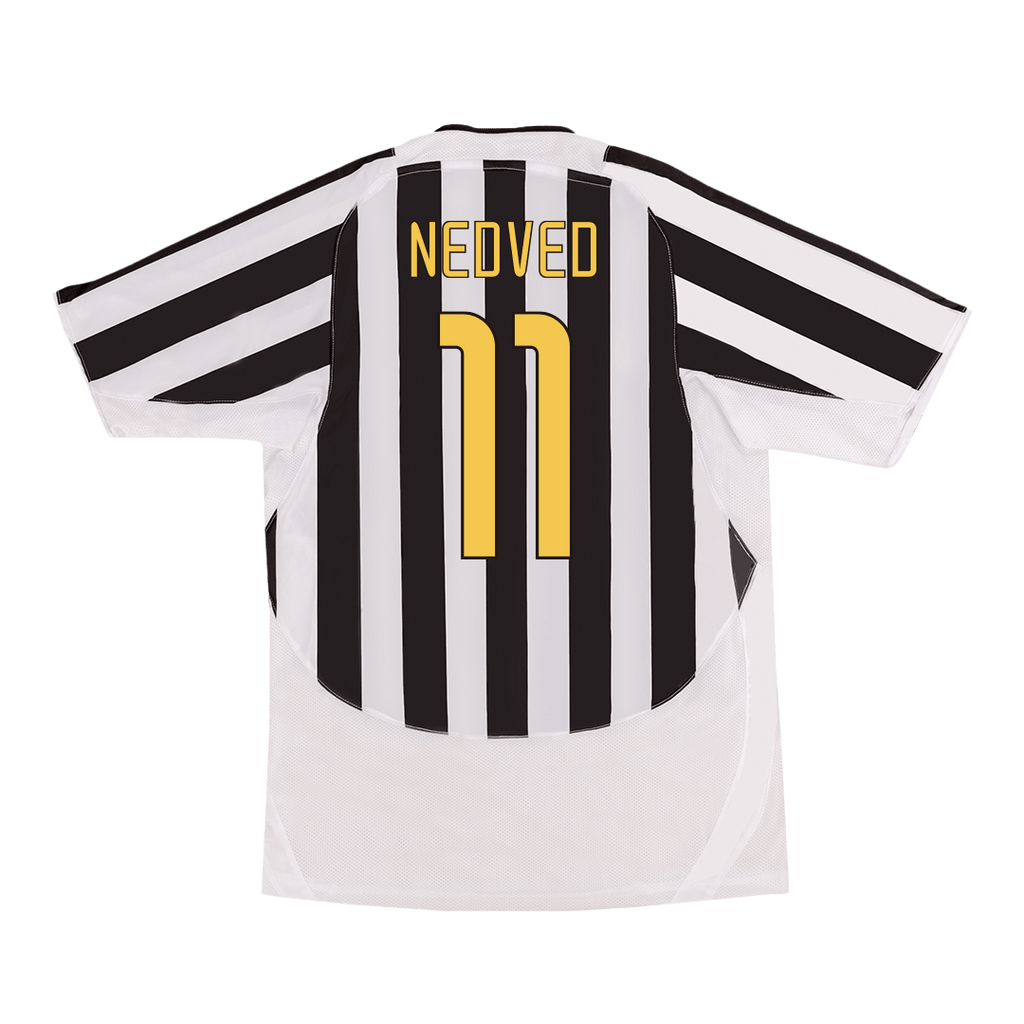 Kits de fútbol Retro NEDVED #11 2003/04 Juventus Home Soccer Jersey