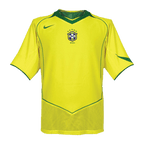 Camiseta de fútbol retro de Brasil 2004 para el hogar