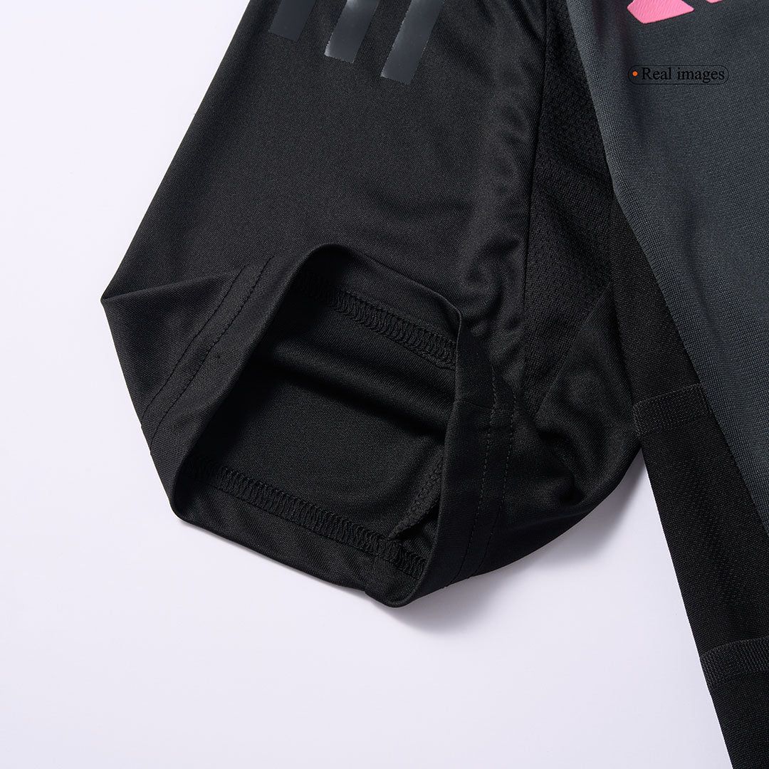 Soccer Kits Authentic DE PAUL #7 Inter Miami CF Away Soccer Jersey 2025 Black&Gray