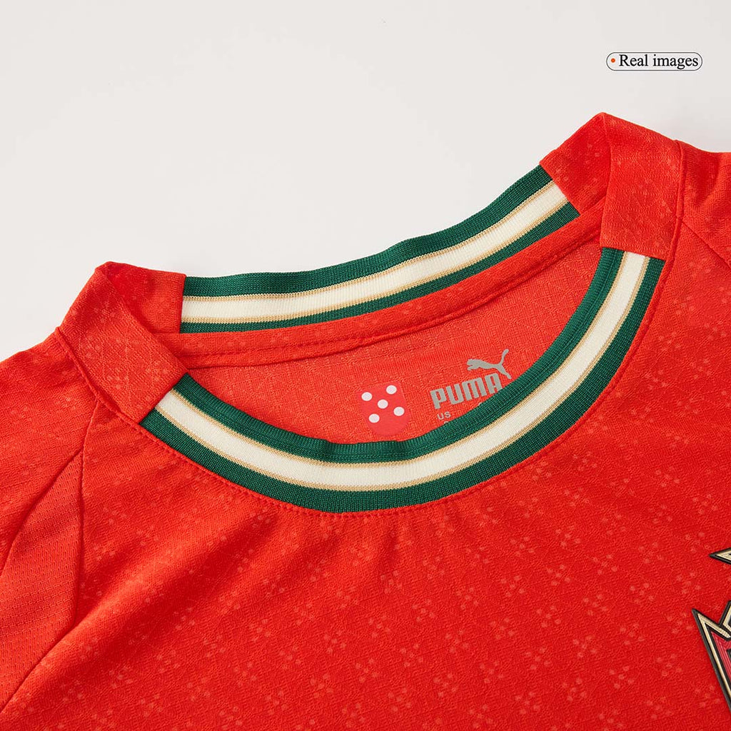 Soccer Kits Authentic  RONALDO #7 Portugal Home Soccer Jersey 2025 Red