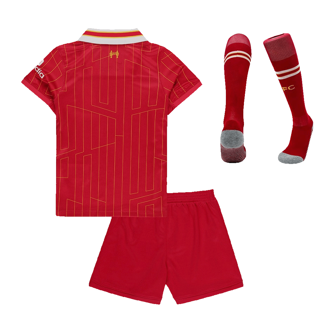 Maillots de football Liverpool Domicile Enfant Pas Cher 2024/25 (Maillot + Short + Chaussettes)