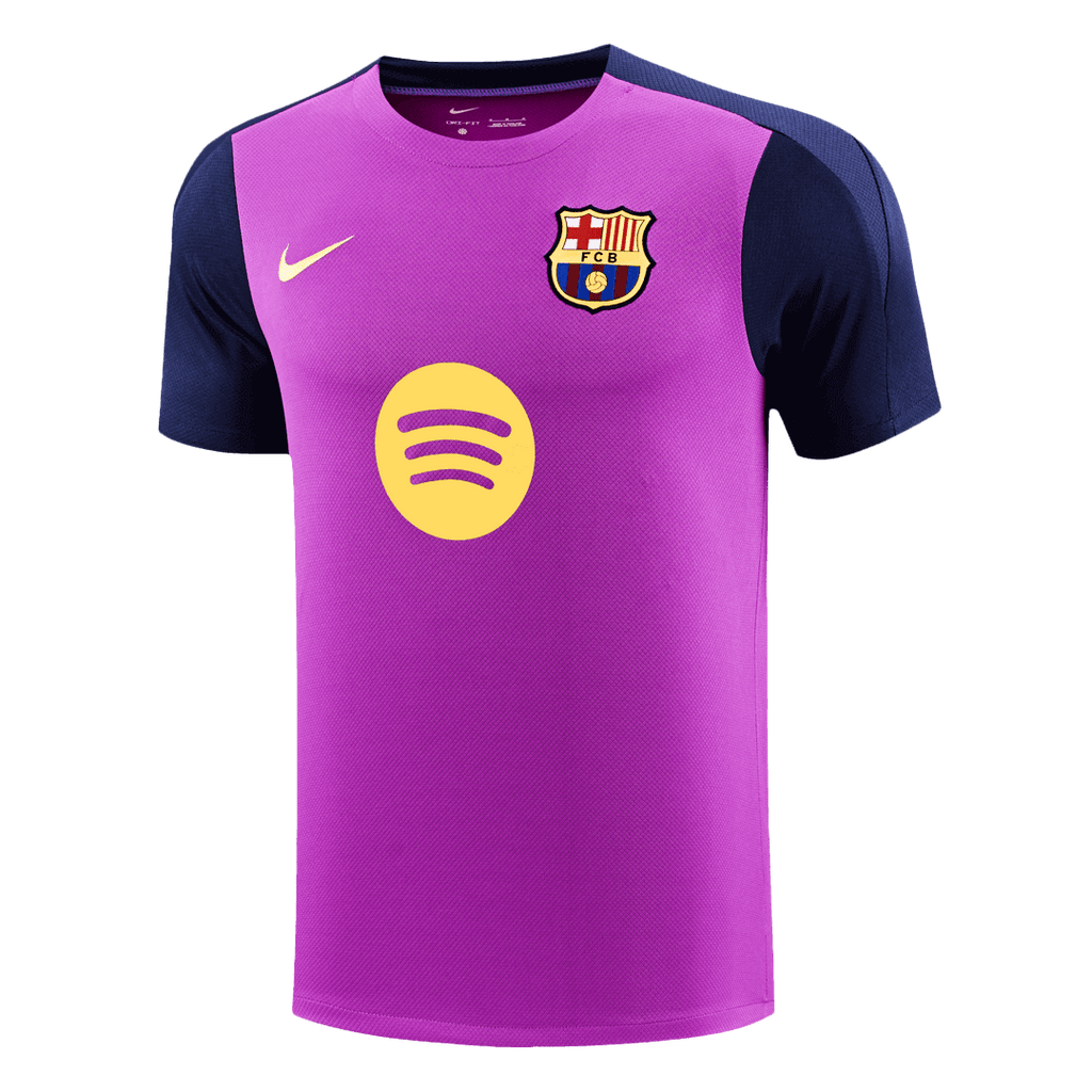 Soccer Kits Barcelona Pre-Match Training Soccer Jersey 2025/26 Purple