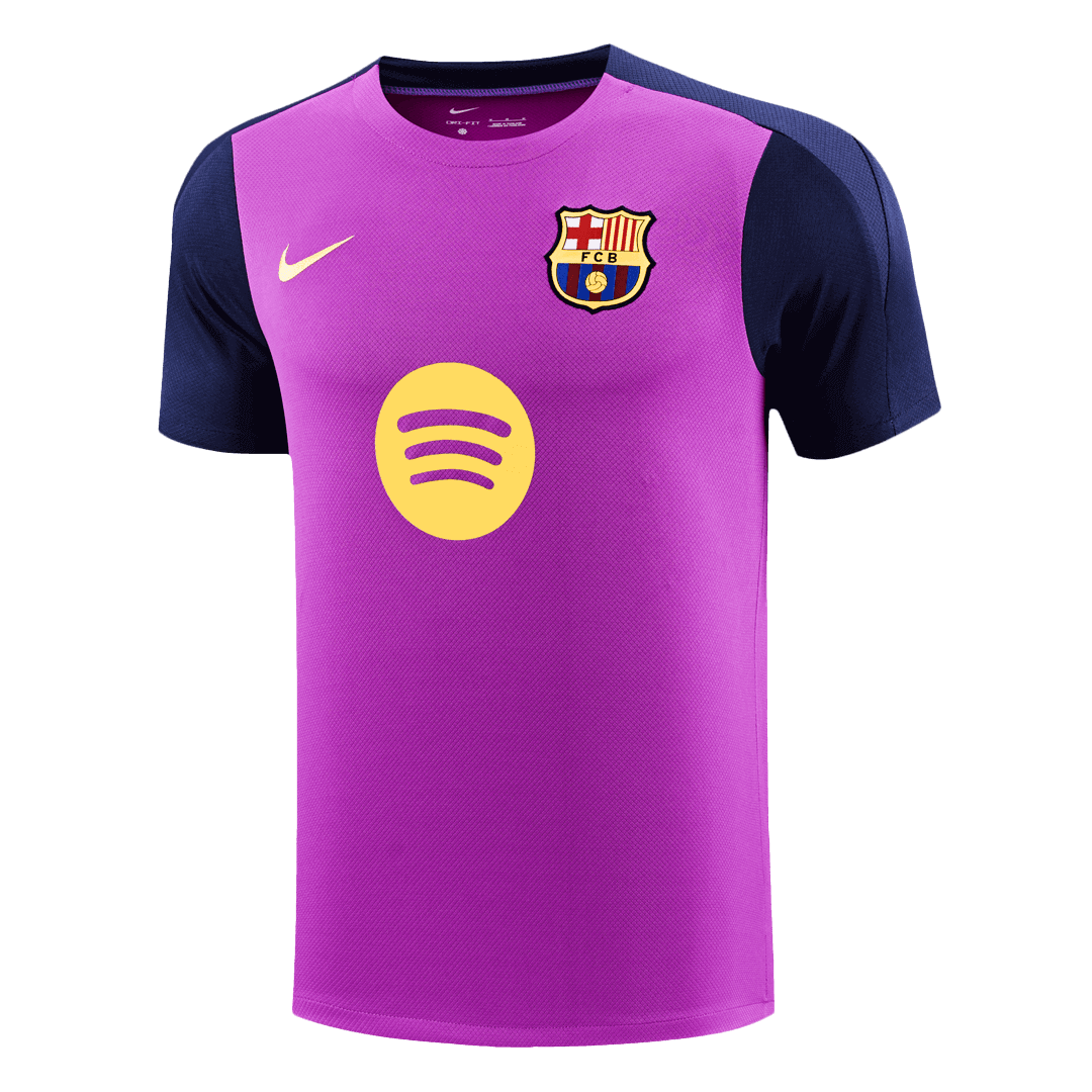 Soccer Kits Barcelona Pre-Match Training Soccer Jersey 2025/26 Purple