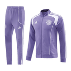 Soccer Kits 25/26 Manchester United Training Jacket Kit(Jacket+Pants) Purple