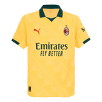 Soccer Kits Authentic AC Milan Third Away Soccer Jersey 2025/26 Yellow