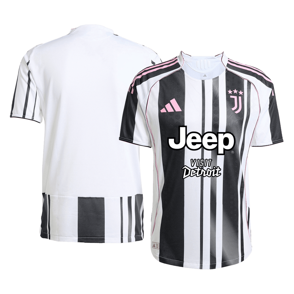 Soccer Kits Authentic Juventus Home Soccer Jersey 2025/26 Black&White