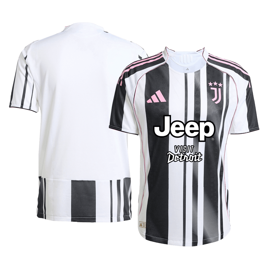 Soccer Kits Authentic Juventus Home Soccer Jersey 2025/26 Black&White