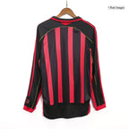 Camiseta de fútbol retro de manga larga del AC Milan 2006/07