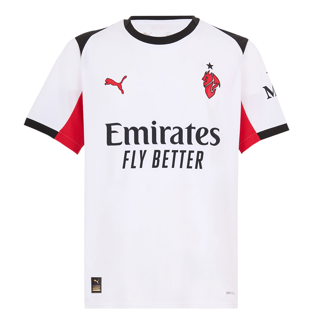Maillot de football extérieur AC Milan MODRIĆ #14 2025/26 Blanc