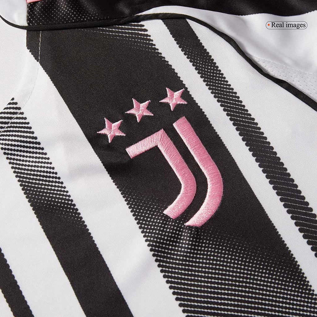 Maillot de football domicile Juventus 2025/26 noir et blanc