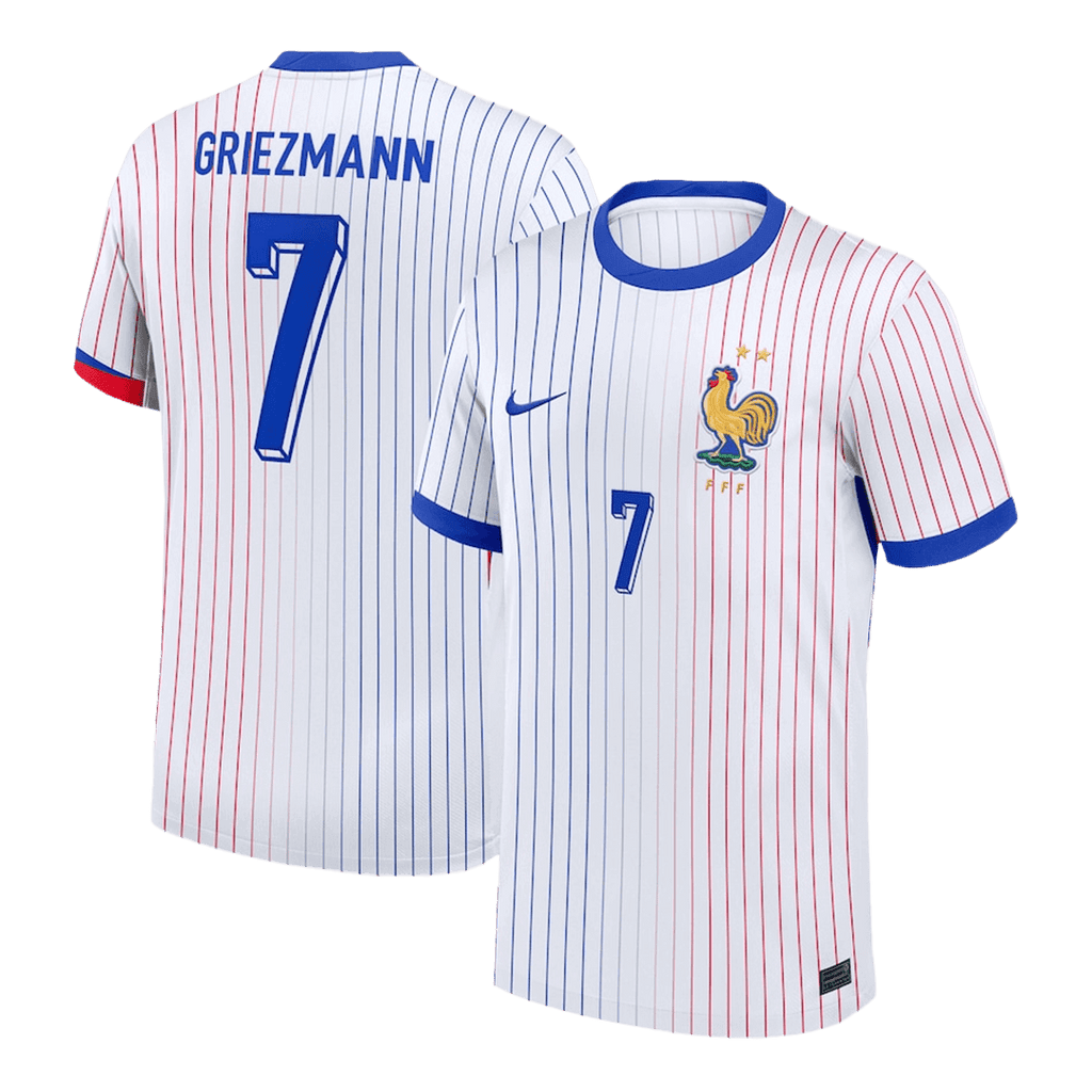Maillot de football extérieur France GRIEZMANN #7 Euro 2024