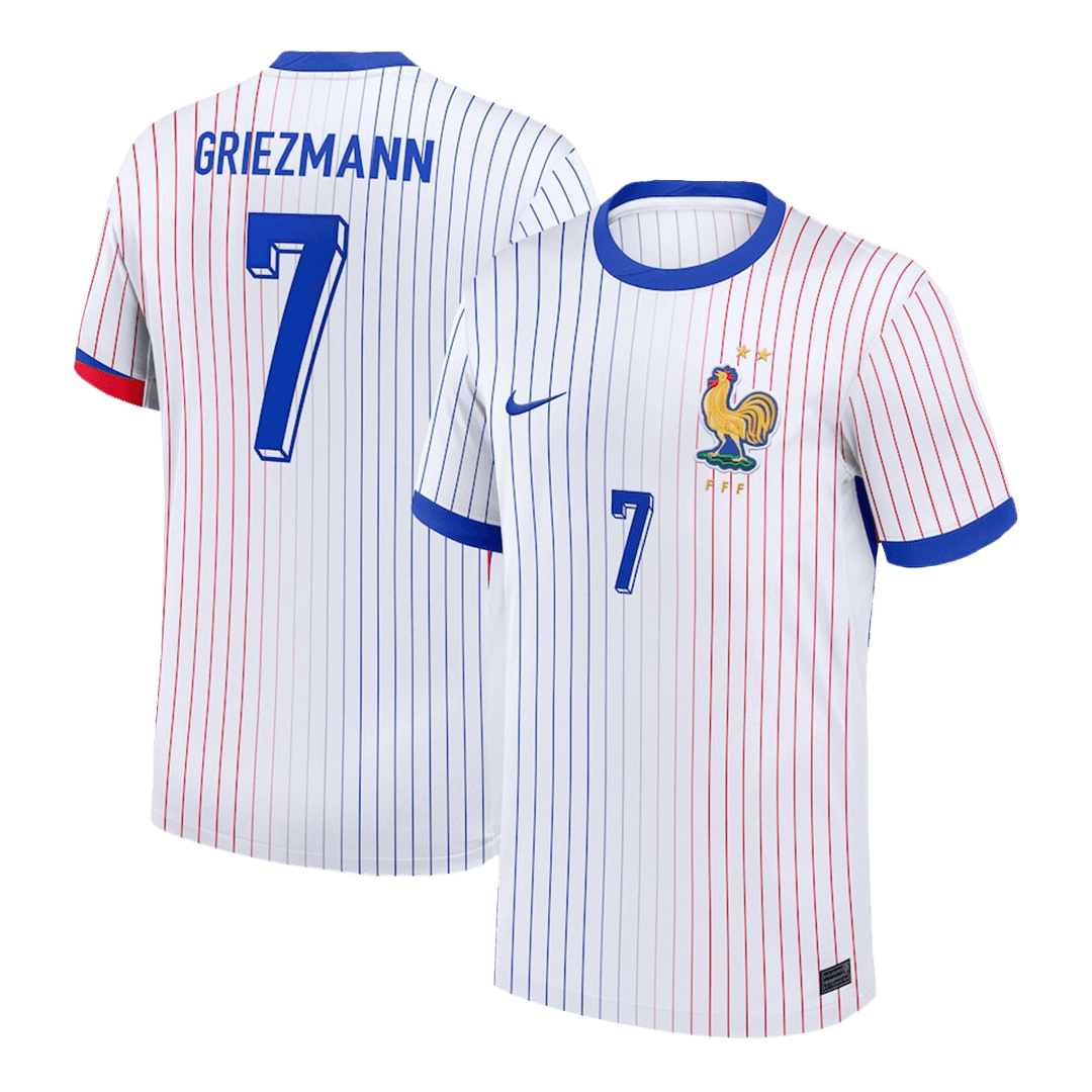 Maillot de football extérieur France GRIEZMANN #7 Euro 2024