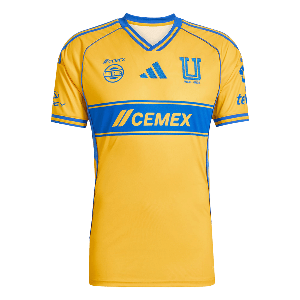 Kits de fútbol Tigres UANL Home Soccer Jersey 25/26 Amarillo