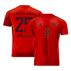 Maillot de football MÜLLER #25 Bayern Munich Domicile 2024/25