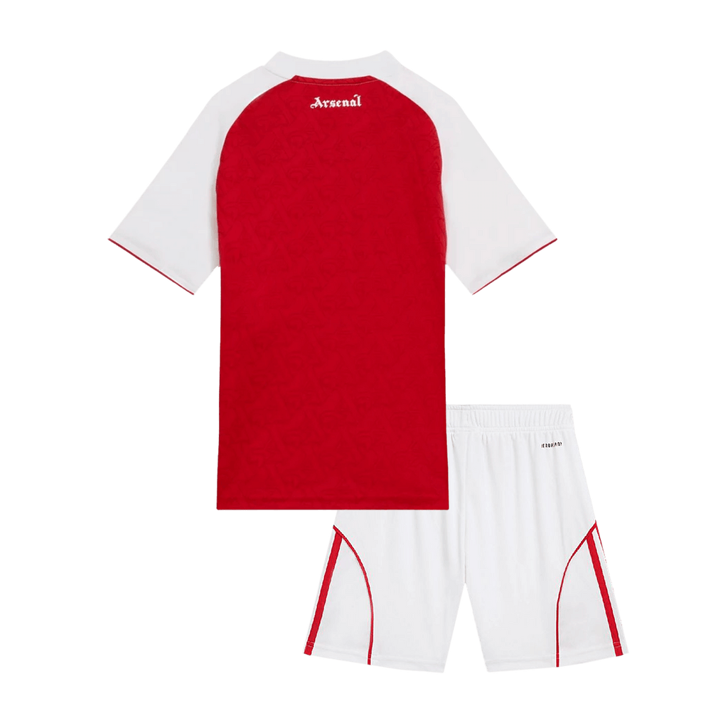 Kits de fútbol Camiseta de fútbol local del Arsenal para niños (camiseta + pantalones cortos) 2025/26 Rojo