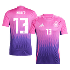 Maillot de football extérieur Allemagne MÜLLER#13 Euro 2024