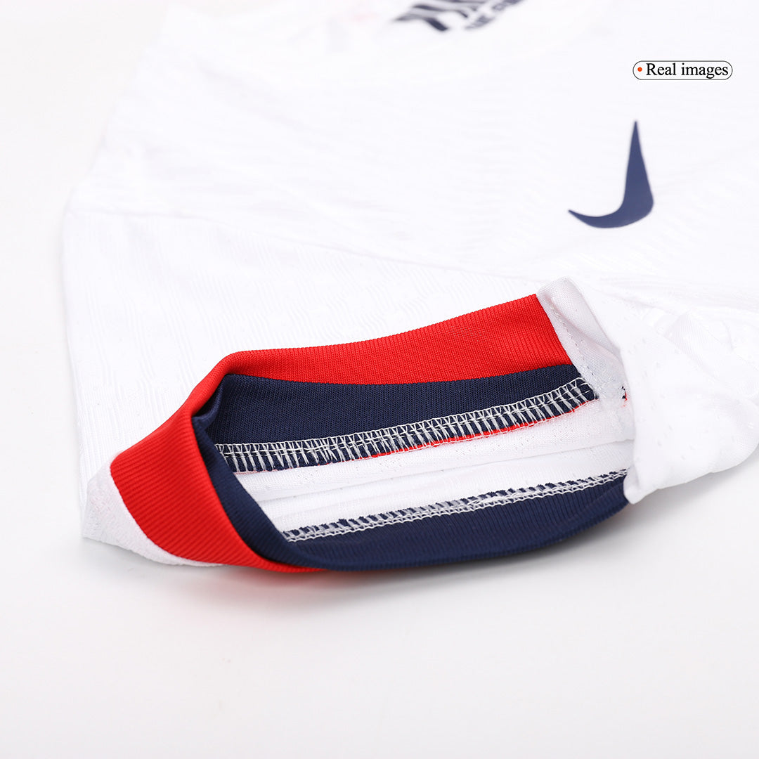 Soccer Kits Authentic O.DEMBÉLÉ#10 PSG Away Soccer Jersey 2024/25 White - UCL