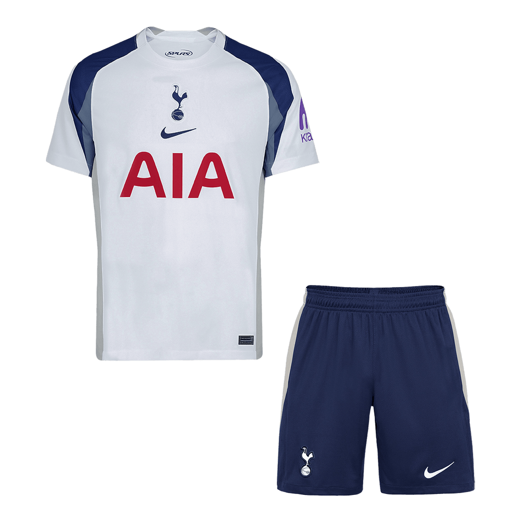 Kits de fútbol Tottenham Hotspur Home Soccer Jersey Kit (Camiseta + Pantalones cortos) 2025/26 Blanco