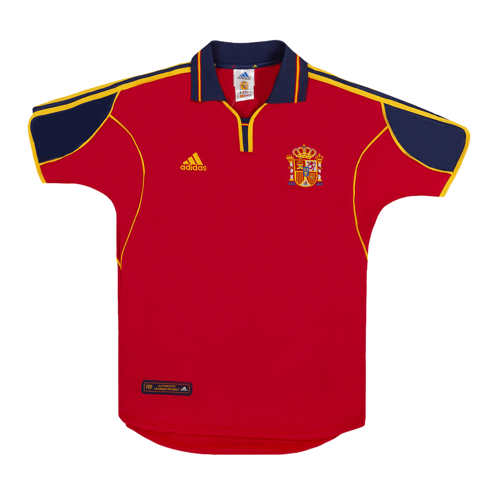 Camiseta de fútbol retro de España del año 2000