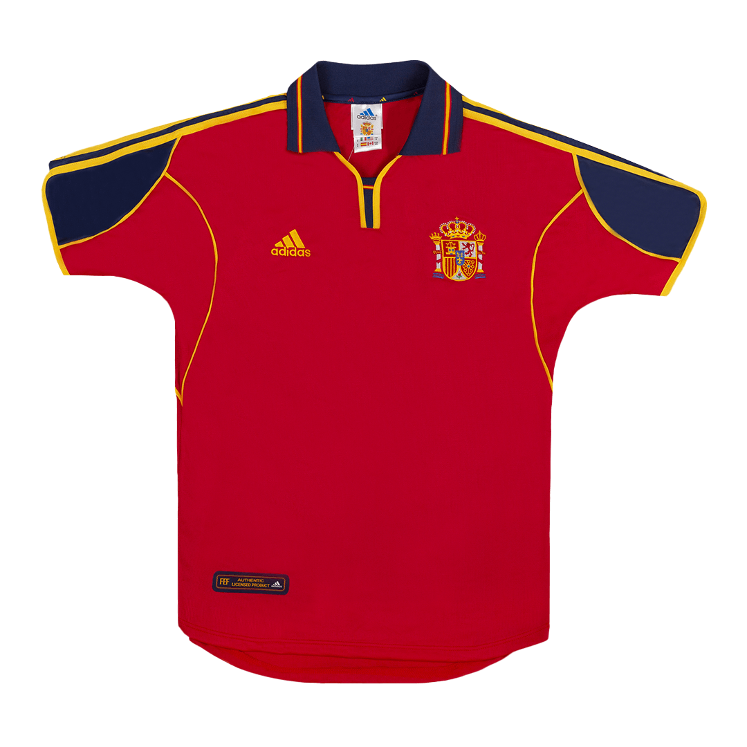 Camiseta de fútbol retro de España del año 2000