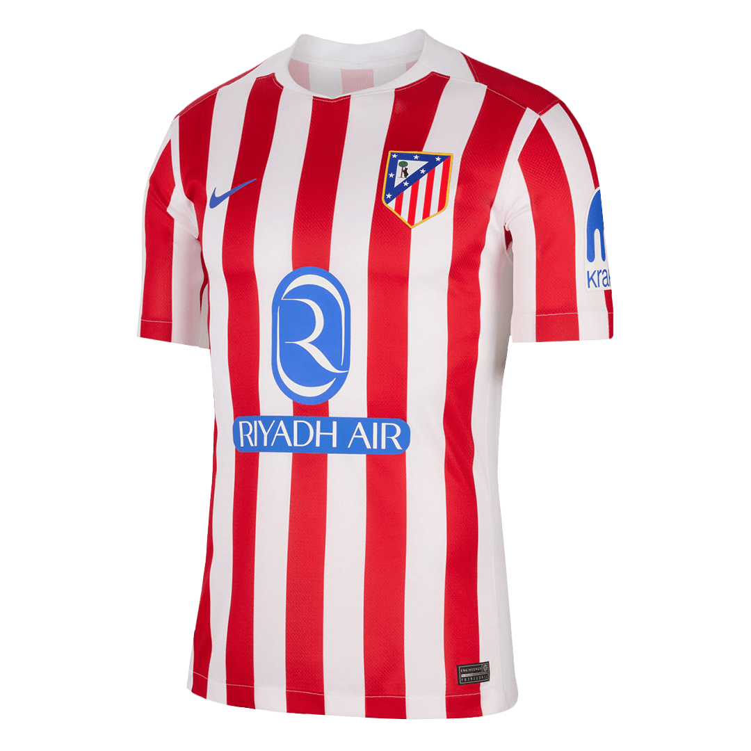 Soccer Kits Atletico Madrid Home Soccer Jersey 2025/26 Red&White